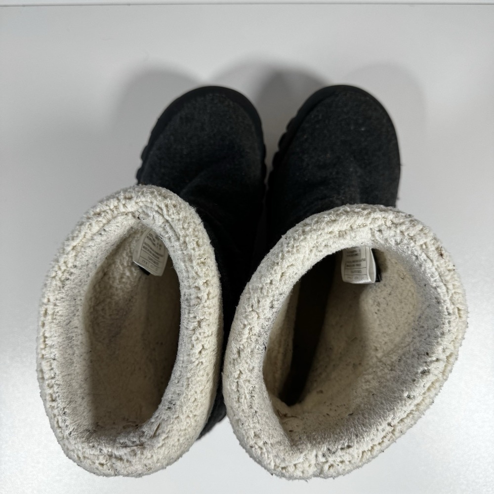 BOGS‎ B MOC II Womens 9 40 Wool Sherpa Boots Winter Boots Snow Wicking Plush - Picture 7 of 9